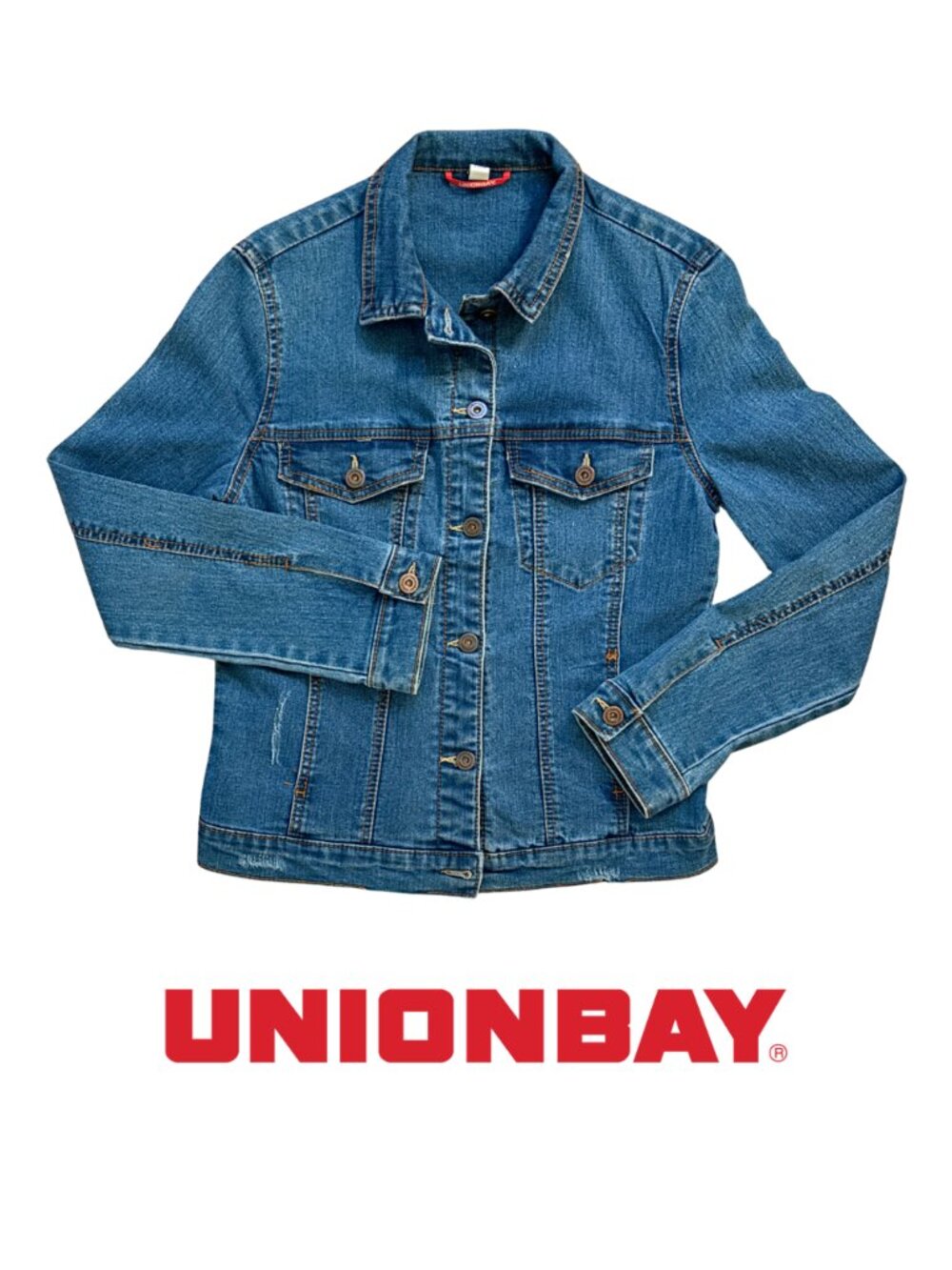 UNIONBAY Denim Jacket - Medium Wash - Small